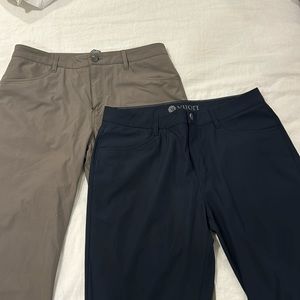 Set of Vuori performance dress pants size 33 new without tags